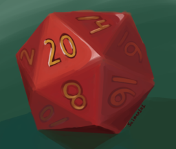 Based on a real d20 I own