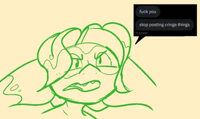 stop posting cringe things